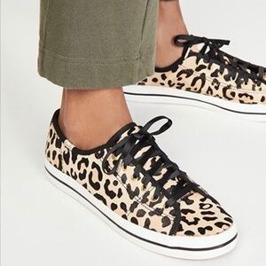 KEDS X KATE SPADE NEW YORK Kickstart Genuine Calf Hair Sneaker Size 4